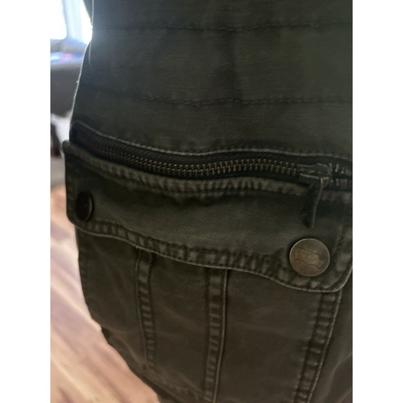 Levis Unisex Cotton Canvas Jacket Barn Work Coat Quilted Olive Green Size Small - Picture 10 of 15